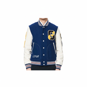 Chaqueta Universitaria Deportiva con Patrón de Camuflaje, Cuello Redondo, Bordado, Recubierta de Primavera, de Fabricante Profesional - Product Image 1