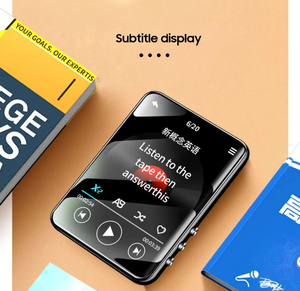 เครื่องเล่น MP3 MP4 ขนาด 2.4 นิ้ว รองรับ BT 5.2 หน้าจอสัมผัสเต็มรูปแบบ เครื่องเล่นเพลงคุณภาพสูง พร้อม E-Book พจนานุกรม เครื่องบันทึกเสียง อุปกรณ์การเรียนรู้สำหรับนักเรียน - Product Image 6