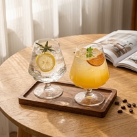 Verres à vin créatifs en cristal de diamant, à pied épais, soufflés à la machine, style américain, pour le brandy, la tequila, les fêtes et les bars