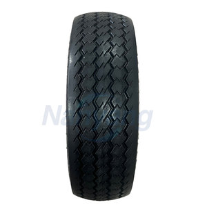 Neumático Antipinchazos 4.10/3.50-4 con Orificio para Eje de 5/8'', Neumático Sólido Antipinchazos de 10'' para Carretillas de Mano, Carros de Jardín, Hoteles - Product Image 3