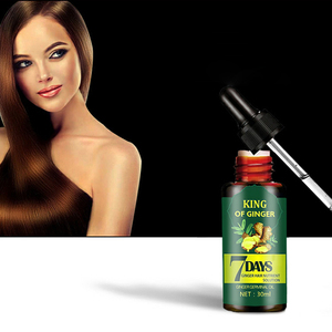 Traitement capillaire Sérum au gingembre 7 jours Traitement du cuir chevelu endommagé Prévenir la perte de cheveux Croissance rapide efficace Massage liquide 30ml GG - Product Image 3