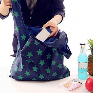 Custom Eco Friendly Tote Bag Recycle Nylon Foldable Grocery <b>Folding</b> Shopping Bag Polyester Reusable Eco Friendly Shopping Bag - Product Image 1