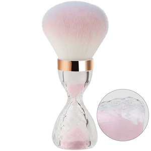 แปรงทาเล็บเอวเล็กทรงนาฬิกาทรายเครื่องมือแต่งหน้าเพื่อความงามพร้อมผมสังเคราะห์สำหรับการทาบลัชออน - Product Image 6