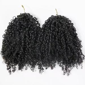 Fornecedor em Destaque Extensões de Cabelo Humano Brasileiro Virgem Cacheado Crochet com Volume Duplo Invisível - Product Image 2