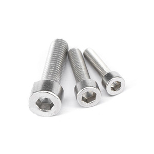 Wanqian Fasteners 316 Stainless Steel Cup Head Hex Socket Screw M2 M3 M4 M5 M6 Metric Standard Thread Plain Finish - Product Image 1