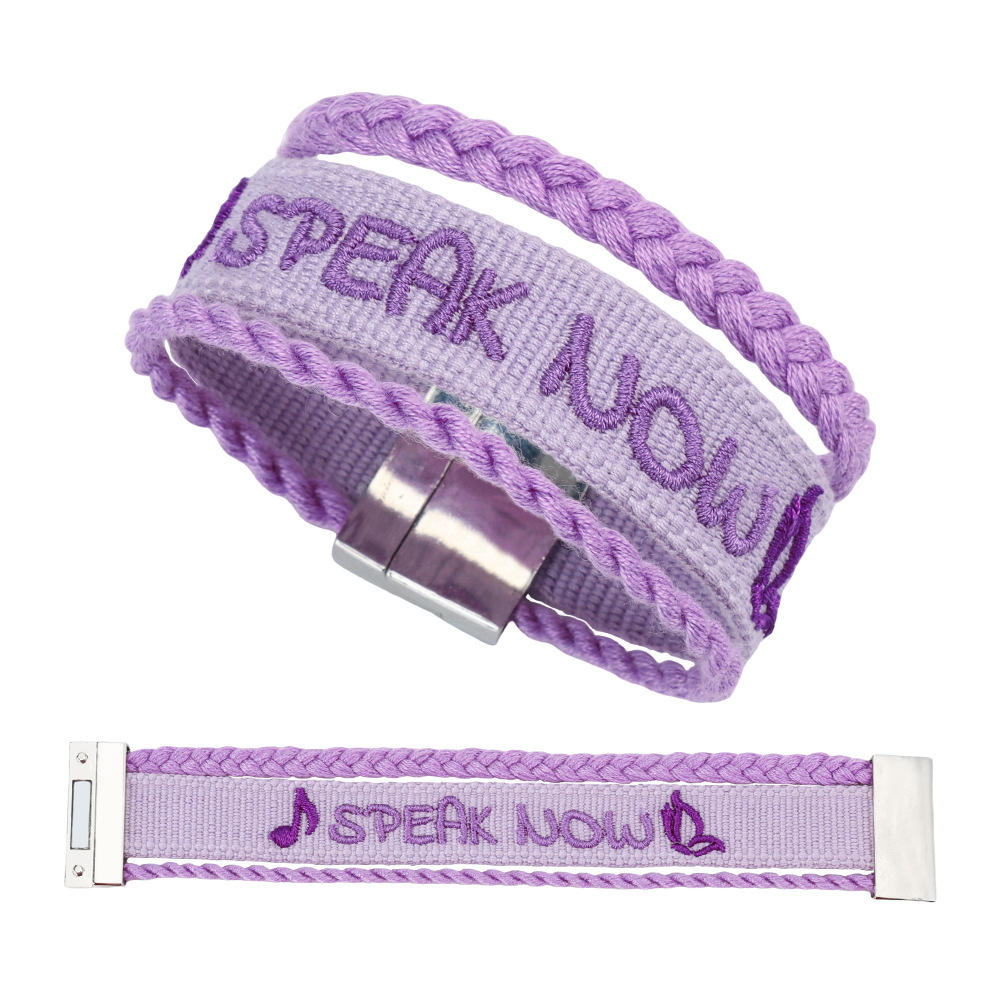 244-(parler maintenant) bracelet costume thème de moule trois-en-un