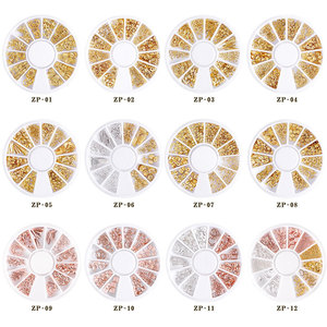 Breloques 3D marines pour ongles en alliage doré, coquillages, étoiles de mer, étoiles creuses, rivets métalliques pour la décoration artistique de la manucure - Product Image 2