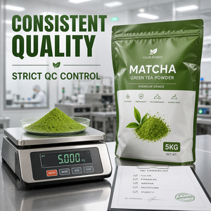 Matcha en Polvo de Grado Ceremonial de Alta Calidad, Té Verde Orgánico Puro, Embalaje Personalizado, Marca Privada, Venta al Por Mayor - Product Image 3