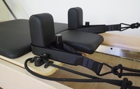 Machine de Pilates en bois d'érable pour usage commercial en studio, lit de Pilates pour musculation avec demi-tourneuse, Reformer Pilates