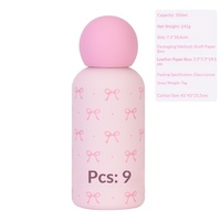Nouvelle tasse isotherme en acier inoxydable avec paille et design nœud papillon, bouteille d'eau sport portable avec poignée