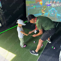 Sistema de Remolque para Simulador de Golf Portátil e Impermeable S-200, Comercial, Móvil, para Eventos al Aire Libre