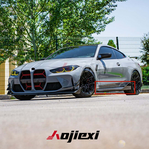 Jupe latérale en fibre de carbone de style MP pour BMW G80 G81 <span class=keywords><strong>M3</strong></span> G82 G83 M4 Coupé <span class=keywords><strong>2020</strong></span> + Kit de carrosserie de haute qualité pour pare-chocs latéraux - Product Image 3