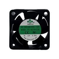 POWERYEAR 4028 5V 24V DC 12V 0.26A AC EC 4028 40X40X28MM 4CM Violent Double Roulement À Billes PWM Serveur Convertisseur Ventilateur De Refroidissement