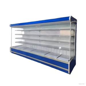 Vitrina Refrigerada Comercial Vertical de 1800L con Cortina de Aire, 5 Estantes, Conserva la Frescura de Frutas, Leche, Yogur y Verduras, Refrigerador de 2-8 Grados - Product Image 4