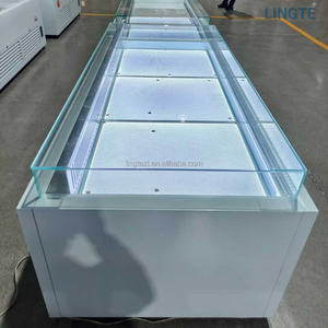 Vitrine réfrigérée commerciale haut de gamme avec dessus en marbre pour la présentation de chocolats, bonbons, pains, gâteaux et produits de boulangerie - Product Image 3