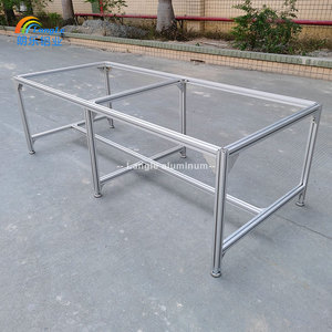 Estante de perfil de aluminio resistente <span class=keywords><strong>industrial</strong></span> personalizado Marco de línea de montaje de aluminio 8080 Estante de gabinete de aluminio - Product Image 1