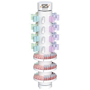 <span class=keywords><strong>Opi</strong></span> support rotatif en métal pour cosmétiques, présentoir pour vernis à ongles, parfum, présentoir pour magasin, couleur personnalisée, magasins de détail, publicité - Product Image 3