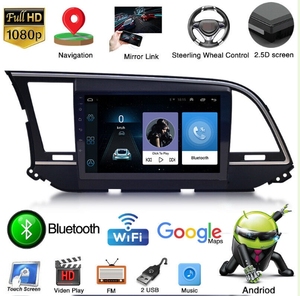 MAISIMEI 9.7 ''Android araç Dvd oynatıcı oyuncu için Hyundai 2016-2018 ELANTRA IPS dokunmatik ekran GPS navigasyon kablosuz Carplay 4G - Product Image 4