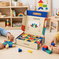 Scatola di Spedizione Personalizzata in Cartoncino Bianco 450 Gsm con Stampa a Colori per Puzzle e Giochi Educativi