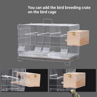 Portable Grand Double chambre canari pigeon cage métal cage à oiseaux moineau oiseau volière fer cage jaulas
