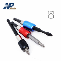 Naipu 3 pièces support de dégagement rapide adaptateur d'embouts de tournevis électrique à tige hexagonale 1/4 "60mm/100mm/150mm