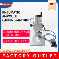 Machine de capsulage d'ampoules pneumatique semi-automatique, diamètre du capuchon 16 mm