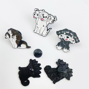 Cerberus <strong>Dogs</strong> Enamel Pins Fun Kawaii Akita Shiba Inu Brooches Bag Hat Lapel Pin Badge Men Women Jewelry Gift for <strong>Dog</strong> Lover <strong>Fans</strong> - Product Image 1