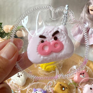 Mainan Sensorik Silikon Sanrio Kreatif, Desain Gantungan Gelembung Kartun Girly untuk Menghilangkan Stres, Lambat Mengembang - Product Image 3