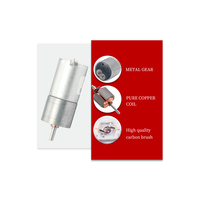 Shenzhen Usine Directe Couple Élevé Vitesse Faible Bruit GA25-370 Micro Moteur À Courant Continu pour Smart Home Vélo Électrique Bateau Appareil Domestique
