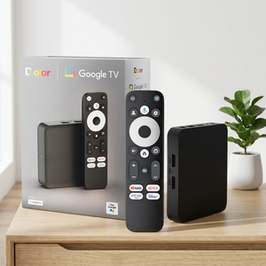 Dcolor GD2, TV Box Certificado por Google, 2GB de RAM, 32GB de ROM, Android 14, Amlogic S905Y4-B, Reproductor Multimedia 4K UHD de Cuatro Núcleos, Smart Set Top Box - Product Image 1