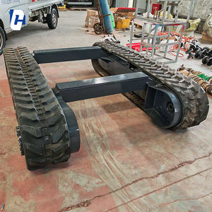 Produttori di gomma su misura telaio cingolato piattaforma escavatore industriale macchine da giardino agricolo cingolato tracce - Product Image 4