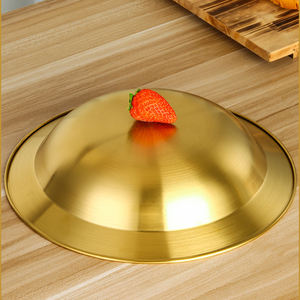 อ่างสแตนเลสทรงหมวกปีกกว้าง ป้องกันการตกแตกและกันความร้อน เหมาะสำหรับสลัดผลไม้ ปลาตุ๋น เนื้อตุ๋น พาสต้า ผักดอง ผักกาดจีน อ่างลึก - Product Image 4