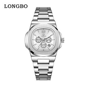 新しいエレガントなファッション多用途メンズビジネスクォーツ腕時計、カスタマイズされた高級防水ステンレススチール製、40mmポインター付き腕時計 - Product Image 3