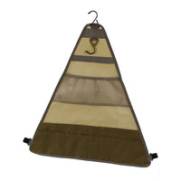 Nouvelle promotion : sac de rangement pour outils de cuisine en toile multifonctionnel, style tendance, avec design à double couche, portable pour le camping