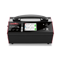 Pengisi daya baterai LiPo UP1200AC PLUS 15A, pengisi daya cepat keseimbangan dengan layar tampilan untuk Drone UAV dengan 2 saluran