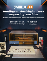 Лазерный гравер и машина для резки WAINLUX X1, 10 Вт, CO2, 7000 мм/мин