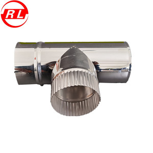 Système de <span class=keywords><strong>cheminée</strong></span> à mur unique à 90 degrés, connexion de tuyau en té pour flux, <span class=keywords><strong>cheminée</strong></span> - Product Image 6