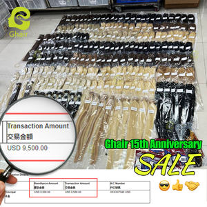 Extensions de cheveux brésiliens blonds 613 de 32 pouces, double trame, lisses, style bouclé blond miel, mèches de cheveux humains pour tissage - Product Image 4