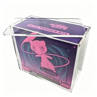 Boîte de protection magnétique en acrylique fabriquée en usine pour TCG Elite Trainer Box – Vente directe