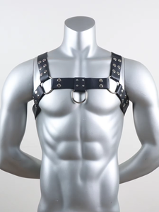 Harnais en cuir de lingerie masculine, sangle de ceinture de bondage de corps <span class=keywords><strong>sexuel</strong></span> de poitrine réglable pour hommes, costumes de rave de vêtements gays pour le sexe - Product Image 6