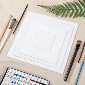 Arte al por mayor pintado a mano algodón dibujo lienzo en blanco tablero para pintar