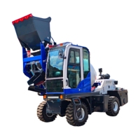 Camion malaxeur à béton autochargeur avec système d'alimentation automatique pour les projets de construction routière et de génie civil