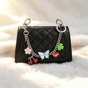 Cute 3D Strawberry Zinc Alloy Carabiner Keychain Fashion Trend <b>Key</b> <b>Ring</b> for <b>Bag</b> Decor - Product Image 5