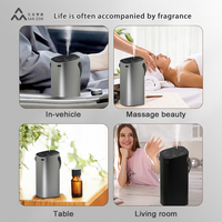 Diffuseur d'arômes de voiture portable sans eau, nébuliseur d'huiles essentielles rechargeable avec poignée