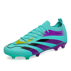 Nuevas botas de fútbol para hombre y mujer con tacos largos, zapatillas de entrenamiento antideslizantes para adolescentes (zapatos de fútbol de fábrica) - Product Image 4