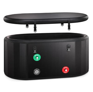 Baignoire ovale portable en plastique économique, grande, pliable, pour extérieur, bain froid, bain de glace, pour adulte - Product Image 2