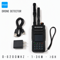 Sistema Portátil de Detección de Drones de Banda Completa de 100MHz-6GHz con Cobertura Omnidireccional y Alcance de Detección de Drones de 2KM