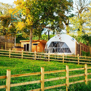 Tente de camping européenne de dôme géodésique d'igloo d'hiver de <span class=keywords><strong>6m</strong></span> de diamètre avec fenêtre en <span class=keywords><strong>baie</strong></span> transparente - Product Image 6