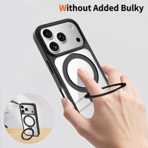 Étui de protection magnétique pour iPhone 18/18 Pro/18 Pro Max avec support PC+TPU+Métal, antichoc, compatible OEM/ODM - Product Image 3