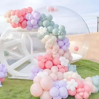 Tente de jardin gonflable transparente pour fête d'enfants, tente à bulles, maison à bulles gonflable